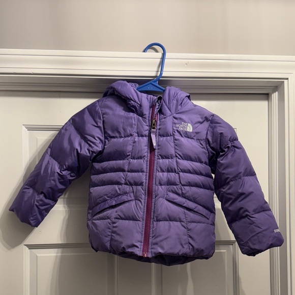 The North Face Toddler Purple Hooded Jacket size 4T - Picture 1 of 5